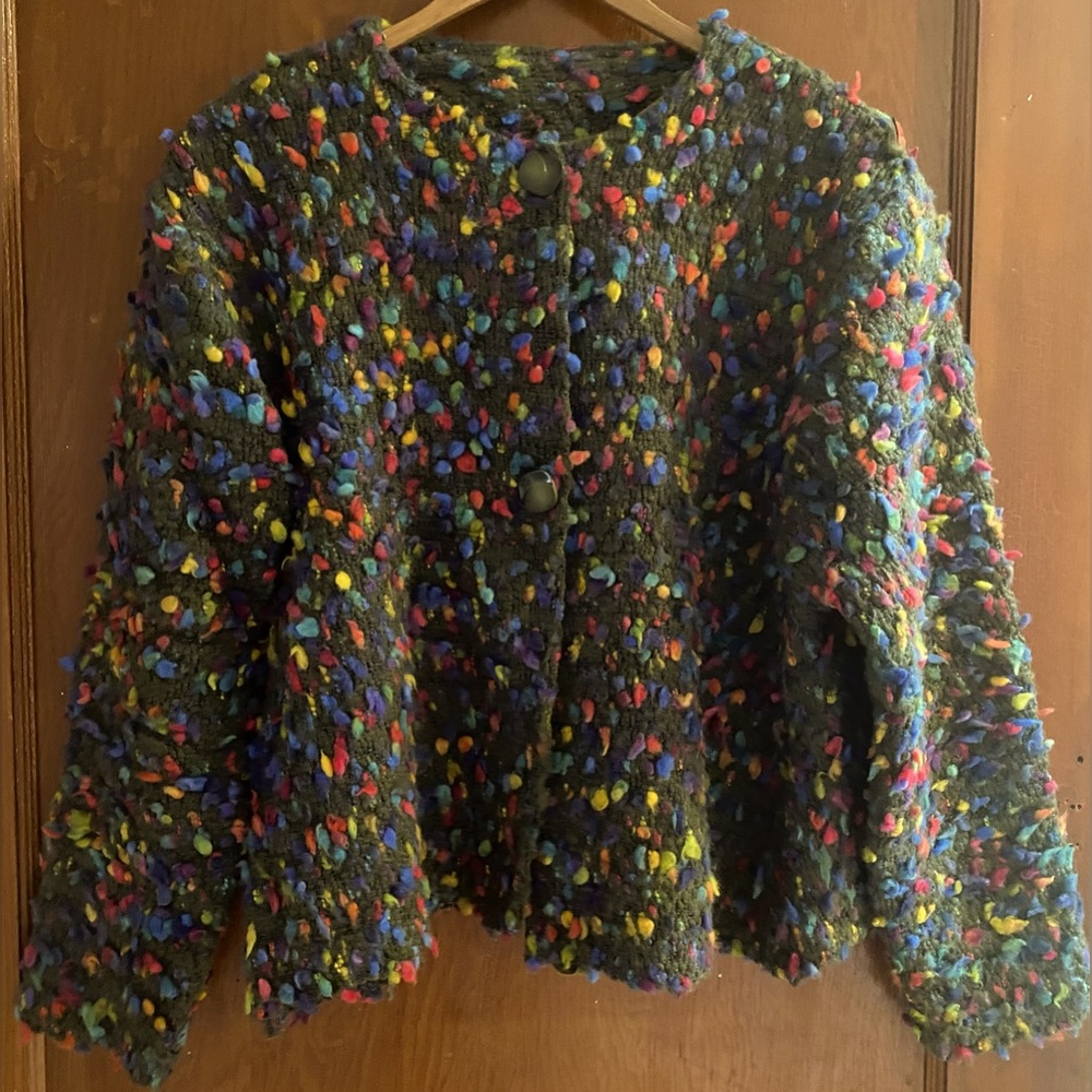 Original hand woven sweater/jacketet